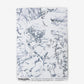 A luxury Bosky Toile Wallpaper Midnight with a drawing of a horse on it