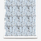 A Drippy Stripe Wallpaper||Azure pattern on a roll of paper.