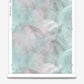 A roll of Palmeti Wallpaper Aqua with a blue and pink design