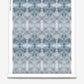 A roll of Parvati Wallpaper Cerulean from the Eskayel Dea Collection, using watercolor pigments