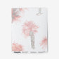 Pink Perfect Palm Wallpaper Coral notepad with a luxury fabric
