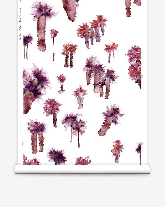 Perfect Palm Wallpaper||Persimmon