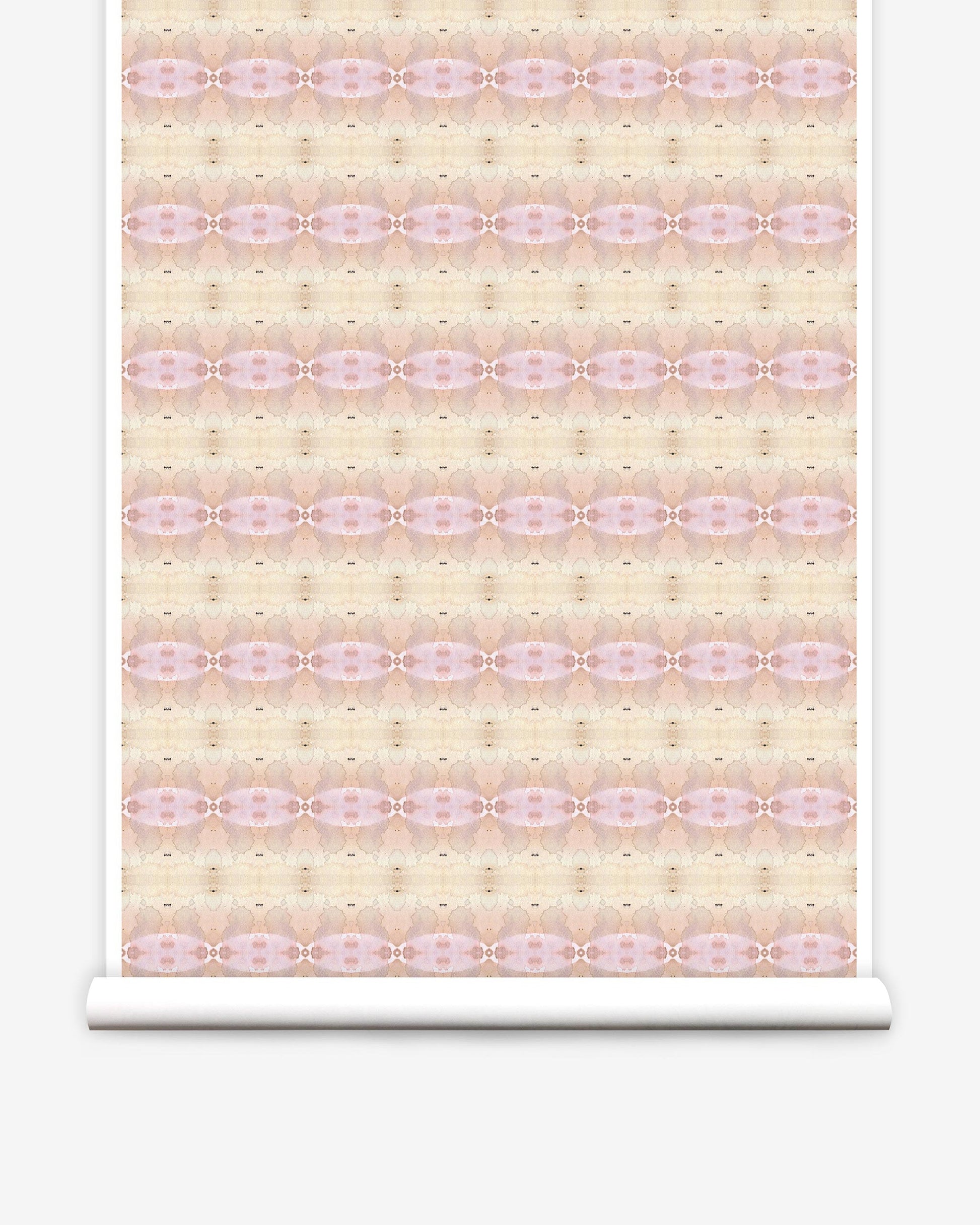 A pink and beige Setting Sun wallpaper on wallpaper