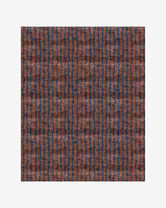 Drippy Stripe Hand Knotted Rug||Isthmus